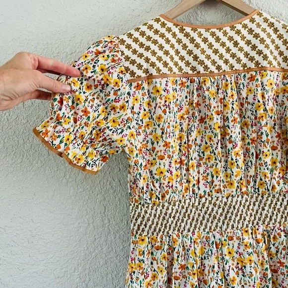 Lost & Wander Spring Sunrise Midi Dress NWT - Picture 10 of 16